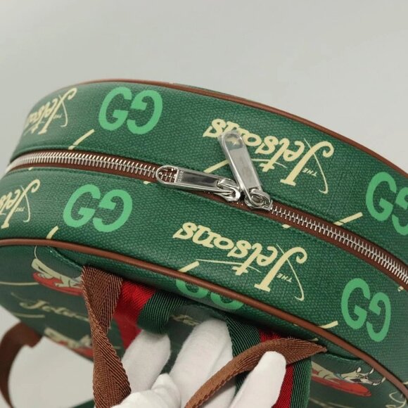 GUCCI The Jetsons Web Sherry Line Children Backpack PVC 752358 Auth bs26793 main image 8